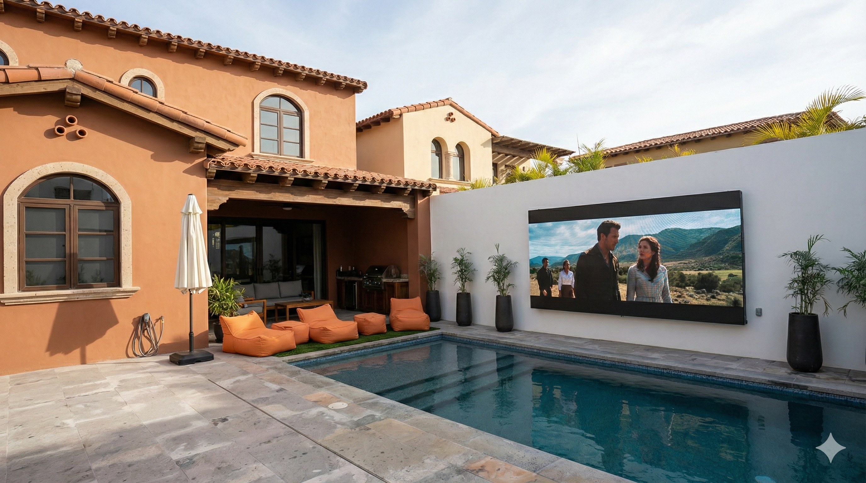 מסך בריכה — סרטים