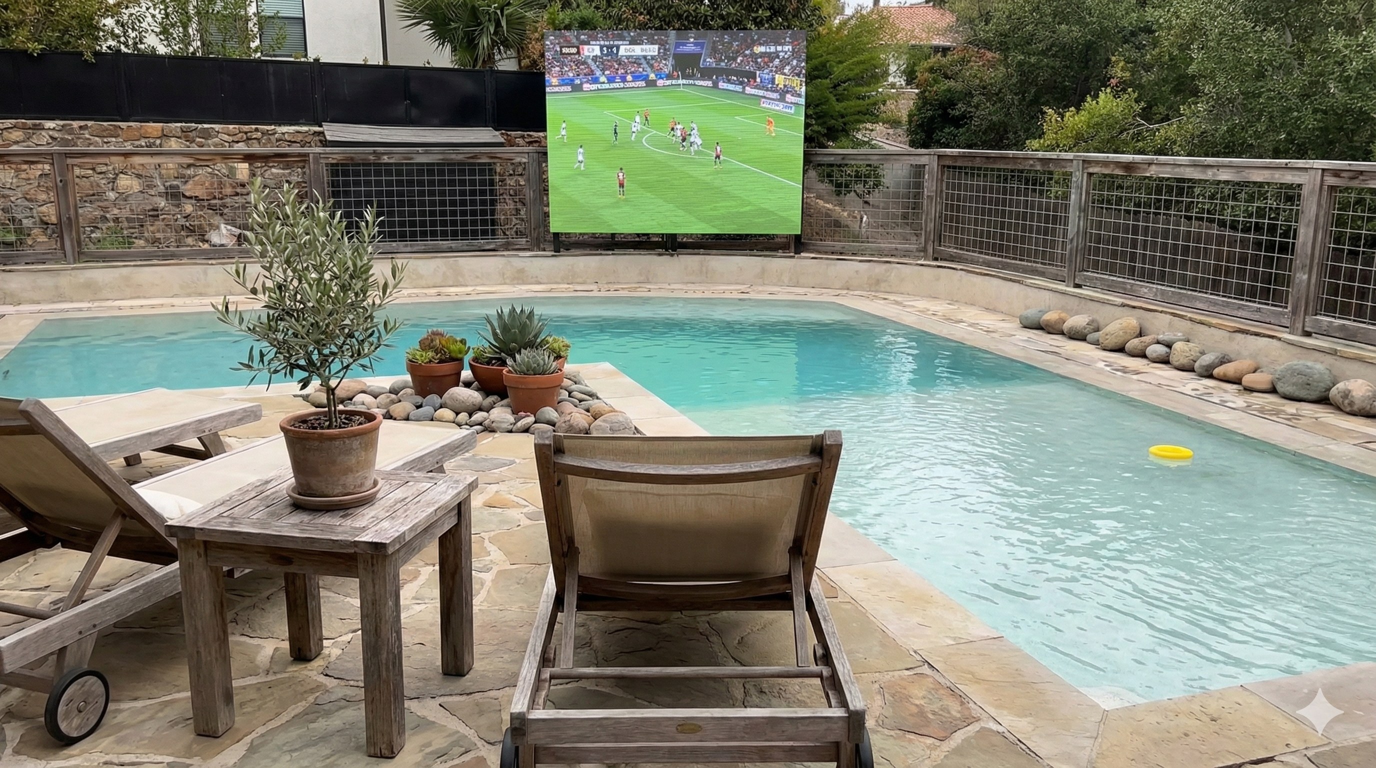 מסך LED בריכה — ספורט